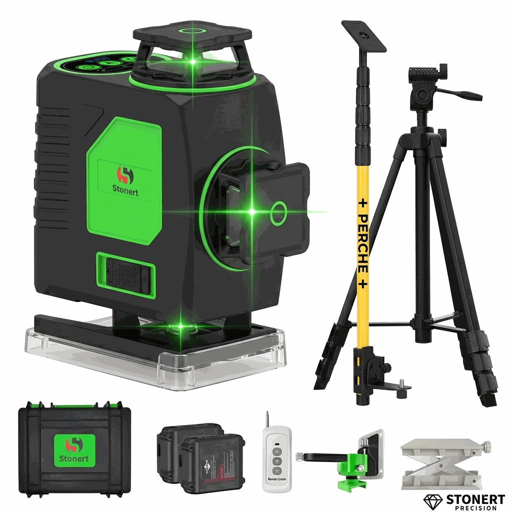 NIVEAU LASER 16 LIGNES 4D 360°
