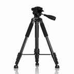 Trépied Stonert universel 151 cm en aluminium robuste avec pieds antidérapants et ajustement multi-angles